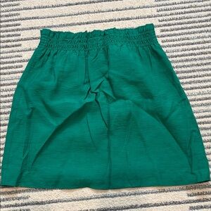 J. Crew Vibrant Green A-Line Skirt
